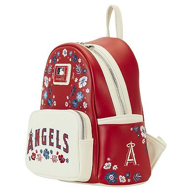 Loungefly Los Angeles Angels Floral Mini Backpack