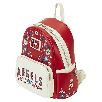Loungefly Los Angeles Angels Floral Mini Backpack