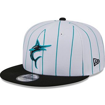 Men's New Era White Miami Marlins 2024 Batting Practice 9FIFTY Snapback Hat