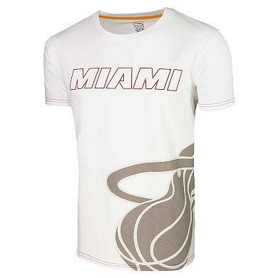 Unisex Stadium Essentials White Miami Heat Scoreboard T-Shirt