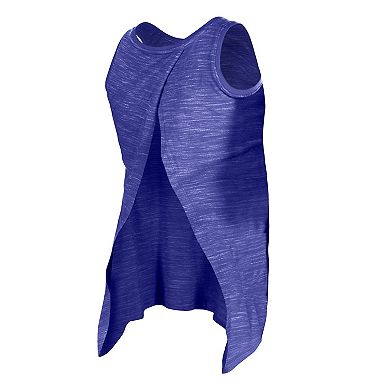 Women's New Era Purple Baltimore Ravens Space Dye Active Tank Top