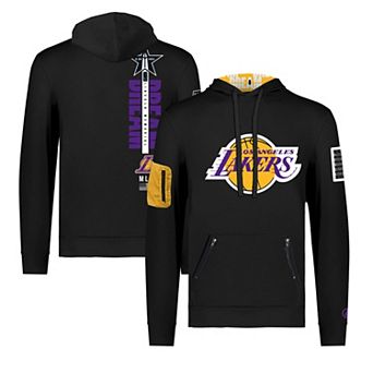 Unisex FISLL x Black History Collection Black Los Angeles Lakers Pullover Hoodie