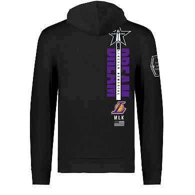 Unisex FISLL x Black History Collection  Black Los Angeles Lakers Pullover Hoodie