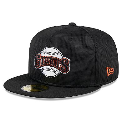 Youth New Era  Black San Francisco Giants 2024 Batting Practice 59FIFTY Fitted Hat