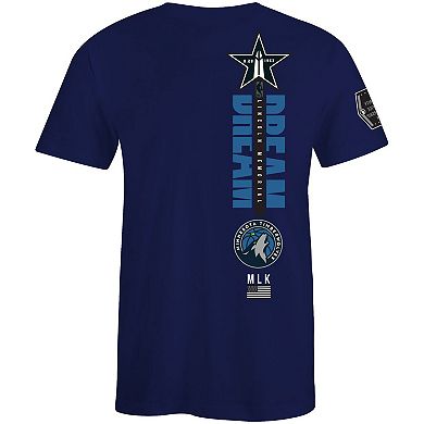 Unisex FISLL x Black History Collection  Navy Minnesota Timberwolves T-Shirt