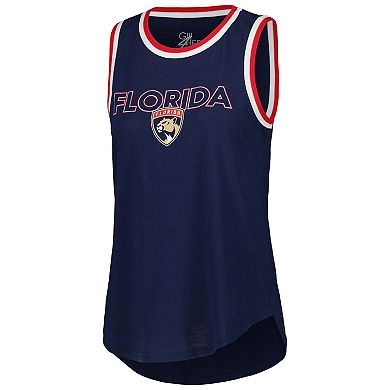Women's G-III 4Her by Carl Banks Navy Florida Panthers Strategy Tank Top