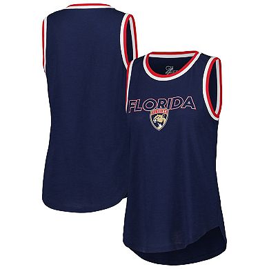 Women's G-III 4Her by Carl Banks Navy Florida Panthers Strategy Tank Top