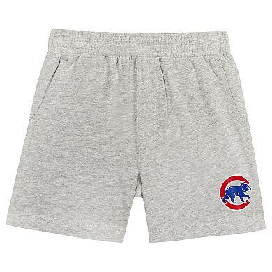 Preschool Fanatics Branded Chicago Cubs Loaded Base T-Shirt & Shorts Set