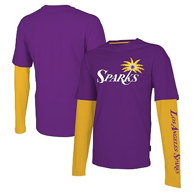 Unisex Stadium Essentials Purple Los Angeles Sparks Spectator Long Sleeve T-Shirt