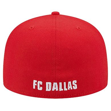 Men's New Era White/Red FC Dallas 2024 Kick Off Collection 59FIFTY Fitted Hat