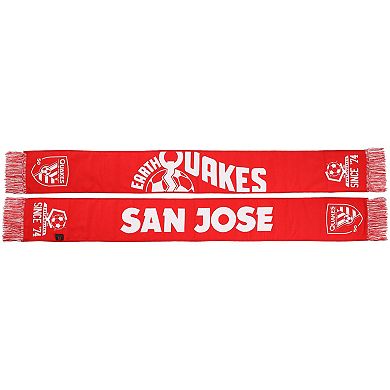Red San Jose Earthquakes Jersey Hook Scarf