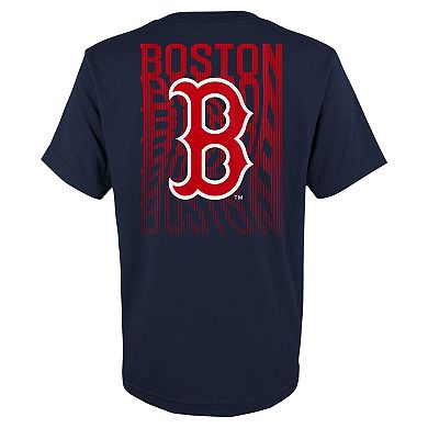Youth Fanatics Branded Navy Boston Red Sox Curveball T-Shirt