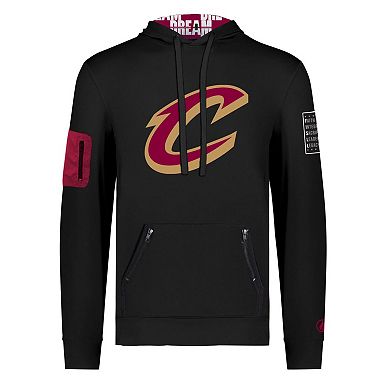 Unisex FISLL x Black History Collection  Black Cleveland Cavaliers Pullover Hoodie