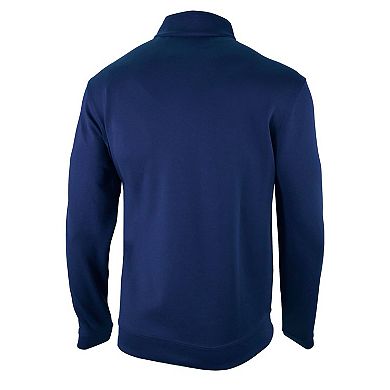 Men's Columbia Navy Columbus Blue Jackets Wickham Hills Omni-Wick Quarter-Zip Jacket