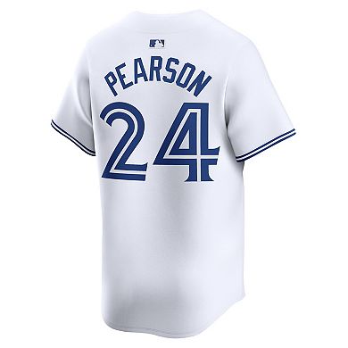 Men's Nike Nate Pearson White Toronto Blue Jays Home Limited Player Jersey