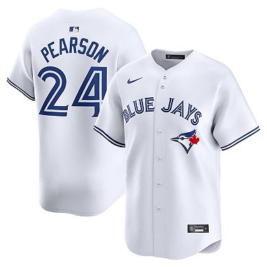 Men's Nike Nate Pearson White Toronto Blue Jays Home Limited Player Jersey