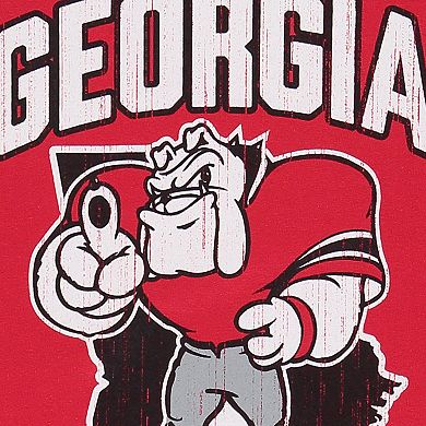 Youth Champion Red Georgia Bulldogs Strong Mascot T-Shirt