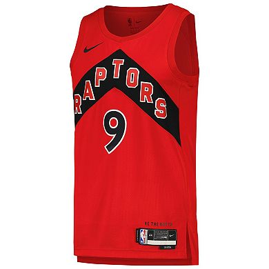 Unisex Nike RJ Barrett Red Toronto Raptors Swingman Jersey - Icon Edition