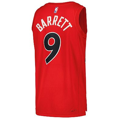 Unisex Nike RJ Barrett Red Toronto Raptors Swingman Jersey - Icon Edition