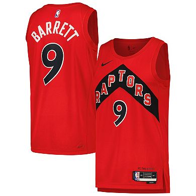 Unisex Nike RJ Barrett Red Toronto Raptors Swingman Jersey - Icon Edition