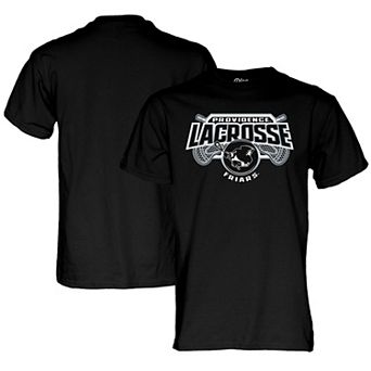 Unisex Blue 84 Black Providence Friars 2024 Men's Lacrosse Season T-Shirt