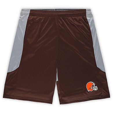 Men's Fanatics Branded Brown Cleveland Browns Big & Tall Team Logo Shorts