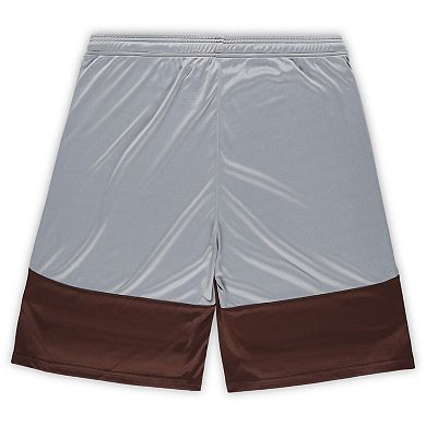 Men's Fanatics Brown Cleveland Browns Big & Tall Team Logo Shorts