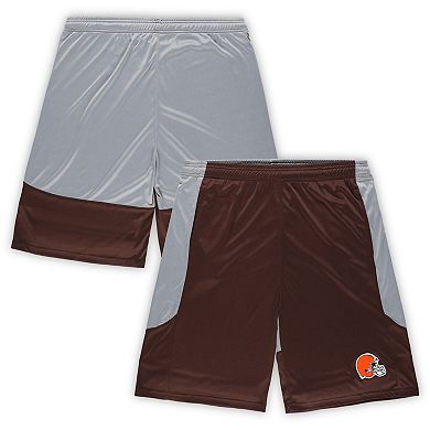Men's Fanatics Branded Brown Cleveland Browns Big & Tall Team Logo Shorts