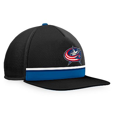 Men's Fanatics Branded Black Columbus Blue Jackets Special Edition Trucker Adjustable Hat
