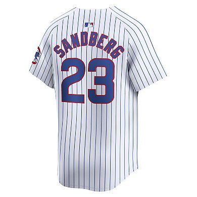Men's Nike Ryne Sandberg White Chicago Cubs Home Limited Player Jersey