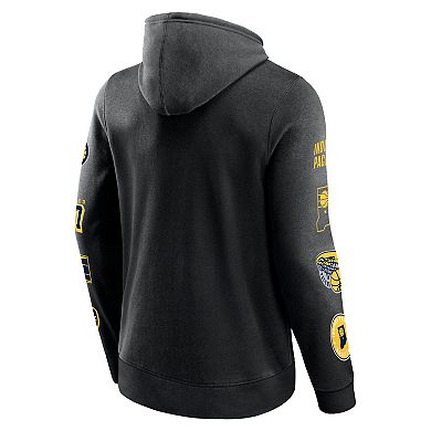 Men's Fanatics Branded Black Indiana Pacers Home Court Pullover Hoodie