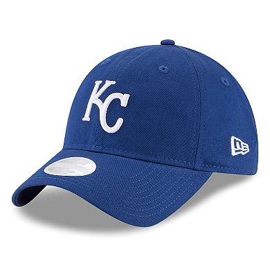 Women's New Era Royal Kansas City Royals Team Logo Core Classic 9TWENTY Adjustable Hat