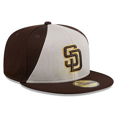 Youth New Era  Brown San Diego Padres 2024 Batting Practice 59FIFTY Fitted Hat