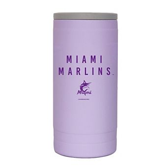 Miami Marlins 12oz. Lavender Soft Touch Slim Coolie