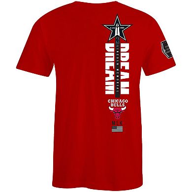 Unisex FISLL x Black History Collection Red Chicago Bulls T-Shirt