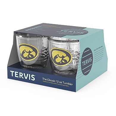Tervis Iowa Hawkeyes 4-Pack 12oz. Emblem Tumbler Set