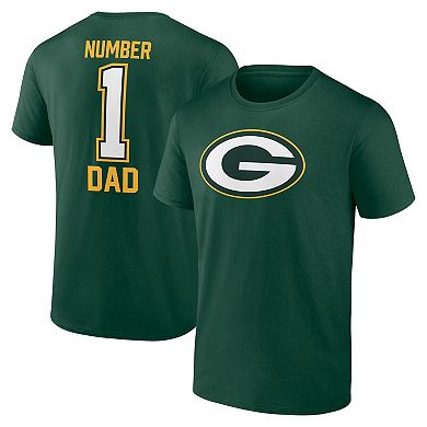 Men's Fanatics Branded Green Green Bay Packers Father's Day T-Shirt