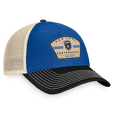 Men's Fanatics Branded Blue San Jose Earthquakes Archer Trucker Adjustable Hat