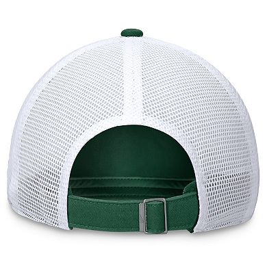 Men's Nike Green Oakland Athletics Evergreen Wordmark Trucker Adjustable Hat
