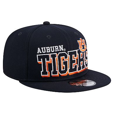 Men's New Era Navy Auburn Tigers Game Day 9FIFTY Snapback Hat