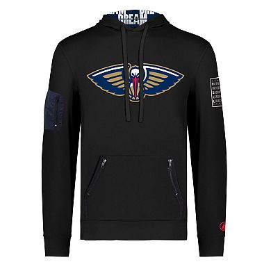 Unisex FISLL x Black History Collection Black New Orleans Pelicans Pullover Hoodie