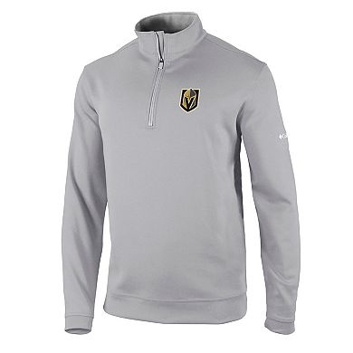 Men's Columbia Gray Vegas Golden Knights Wickham Hills Omni-Wick Quarter-Zip Jacket