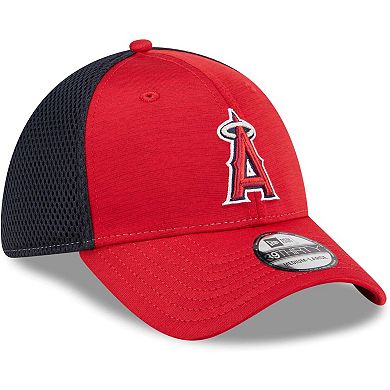 Men's New Era Red Los Angeles Angels Neo 39THIRTY Flex Hat