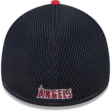 Men's New Era Red Los Angeles Angels Neo 39THIRTY Flex Hat