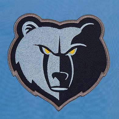 Men's JH Design Light Blue Memphis Grizzlies Full-Zip Bomber Jacket