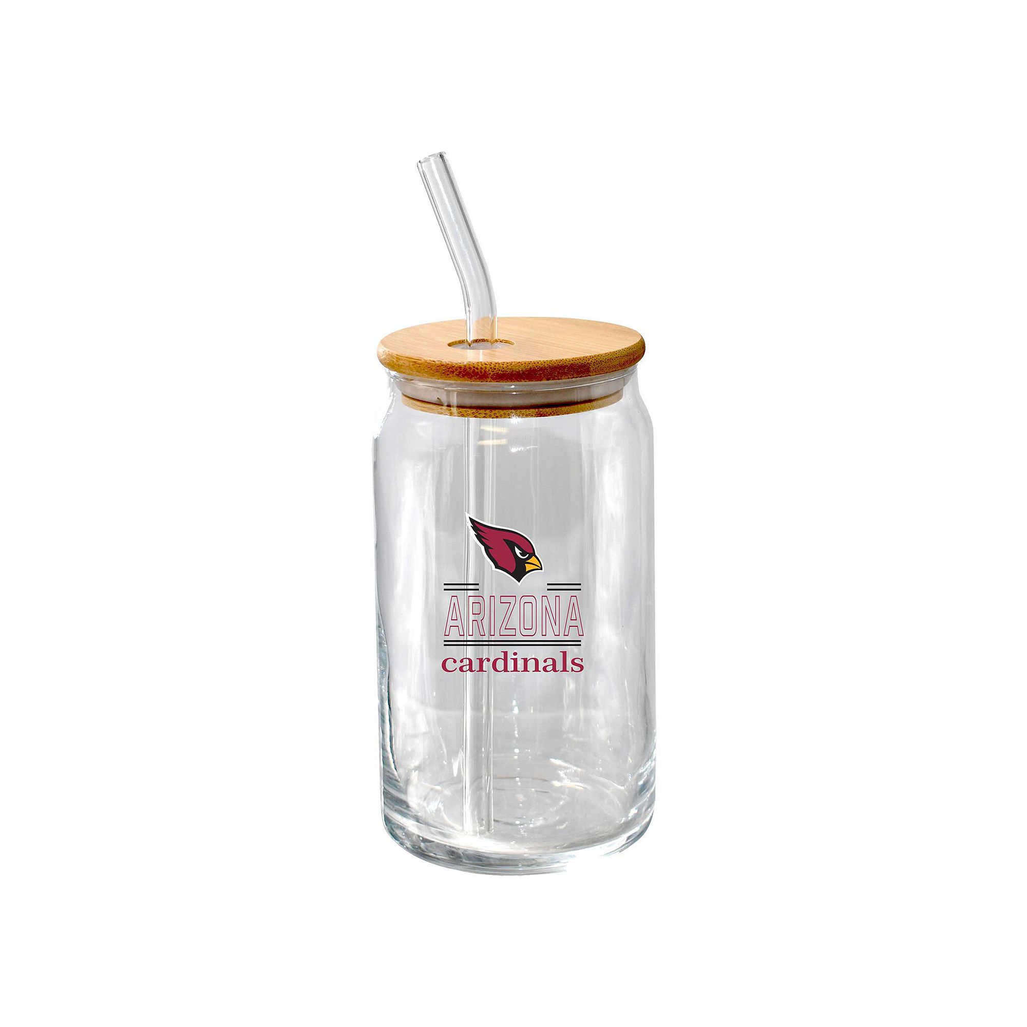 The Memory Company Arizona Cardinals 16oz. Classic Crew Beer Glass with Bam