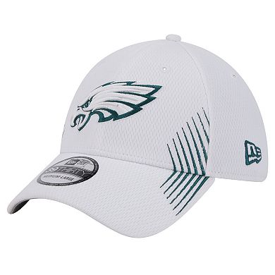 Men's New Era White Philadelphia Eagles Active 39THIRTY Flex Hat