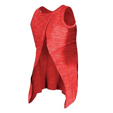 Women's New Era Red Tampa Bay Buccaneers Space Dye Active Tank Top