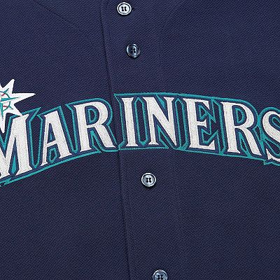Men's Mitchell & Ness Ichiro Suzuki Navy Seattle Mariners