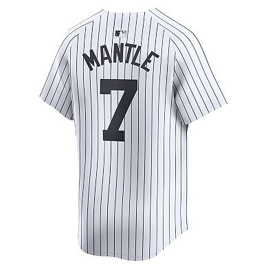 Men's Nike Mickey Mantle White New York Yankees Home Limited Player Jersey